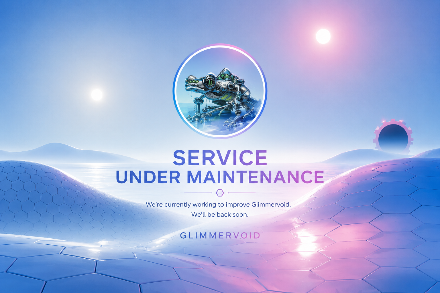 Service under maintenance